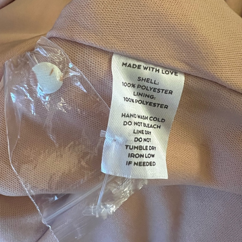 NWT Lulu’s x Lush Small Timeless Touch Peach Floral Print A-Line Midi Dress - Picture 16 of 16